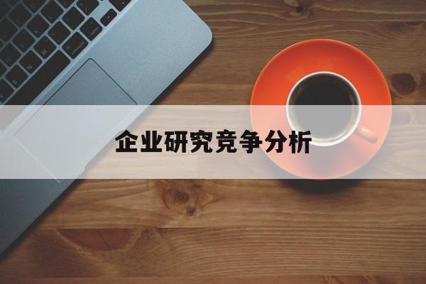 企业研究竞争分析(企业竞争力研究方法)成都市
